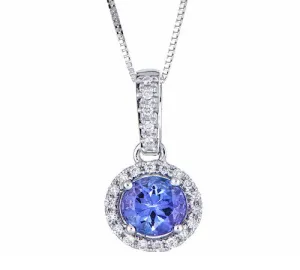 10K GOLD TANZANITE PENDANT SKU# 80025