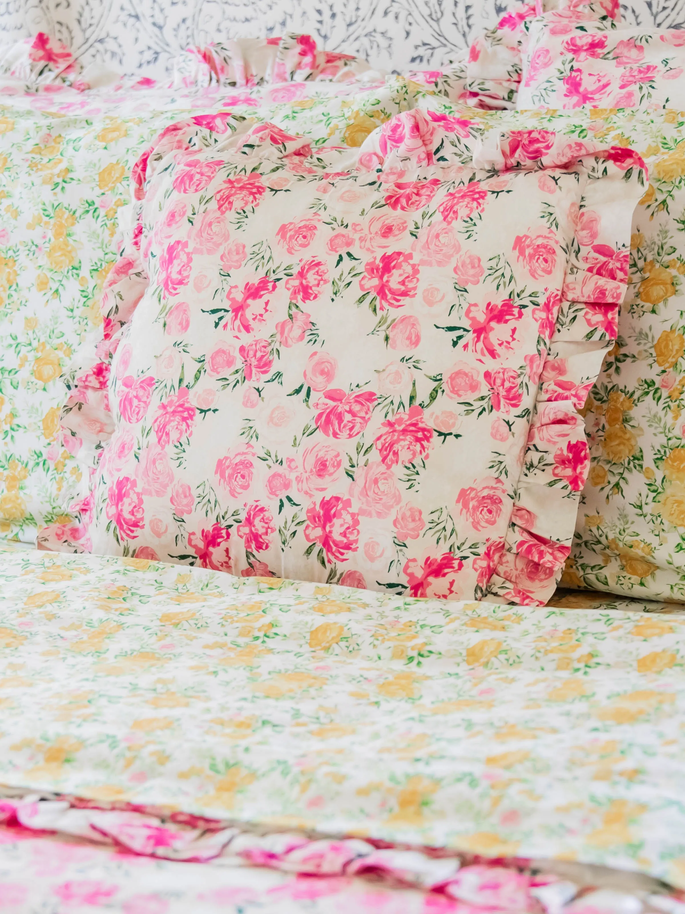 16 x 16 Pillow Cover - Wild Roses