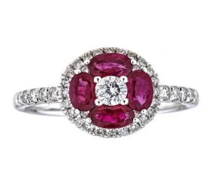 18K GOLD RUBY RING SKU# 80077