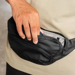 2-Pocket Waist Bag, Ultra-modern - Black