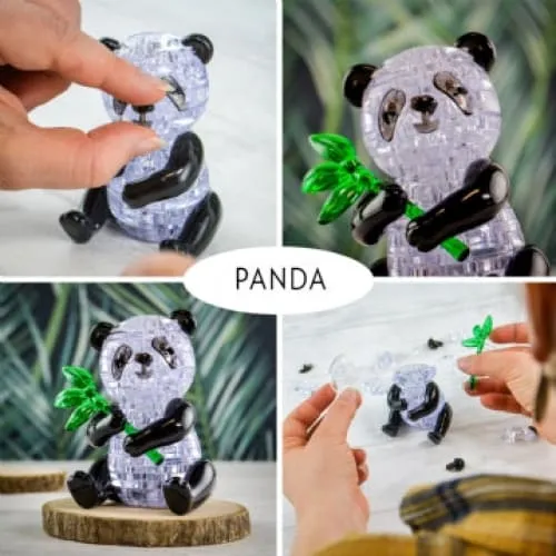 3D Crystal Puzzle Panda