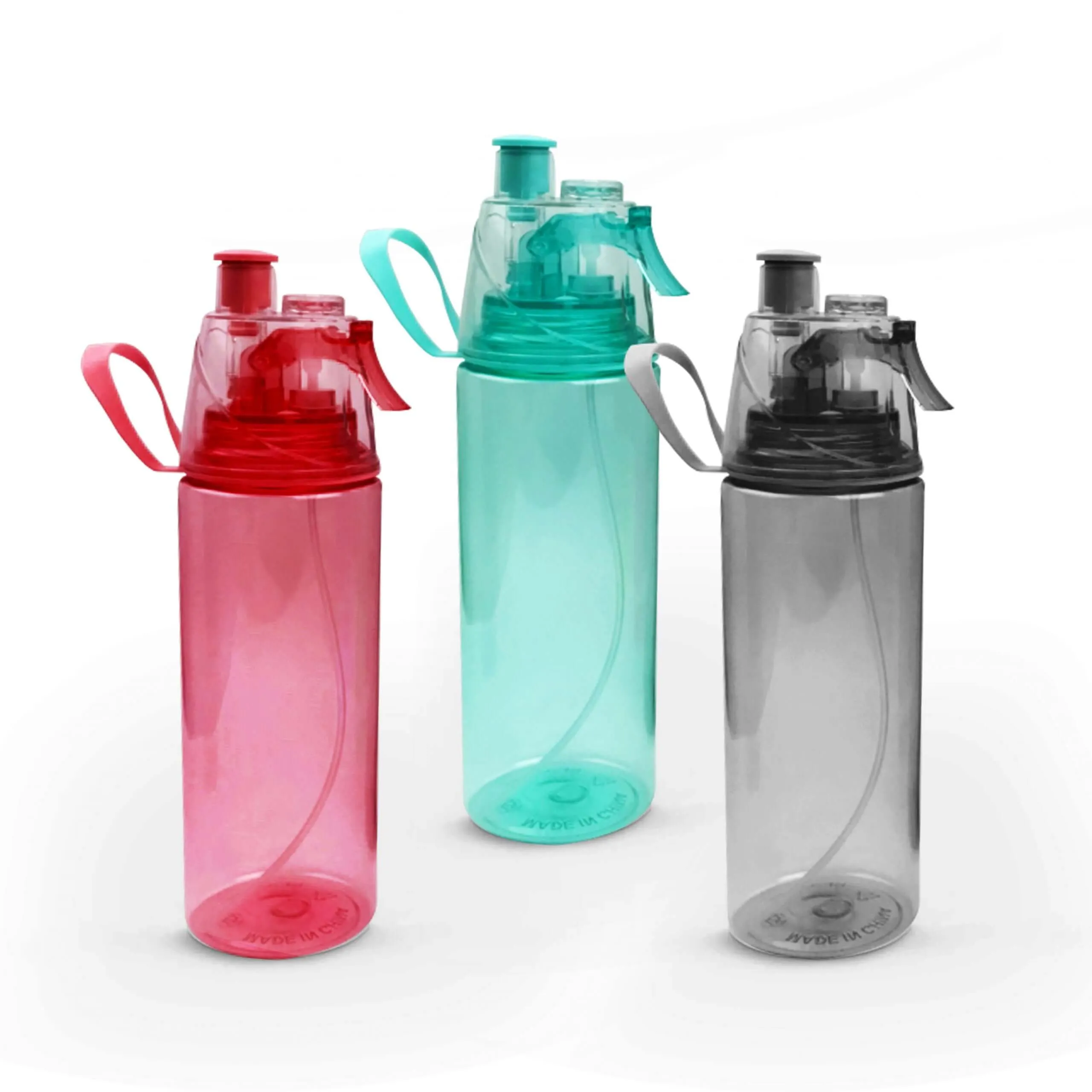 800ml Transparent Mist Bottle with Colored Clip