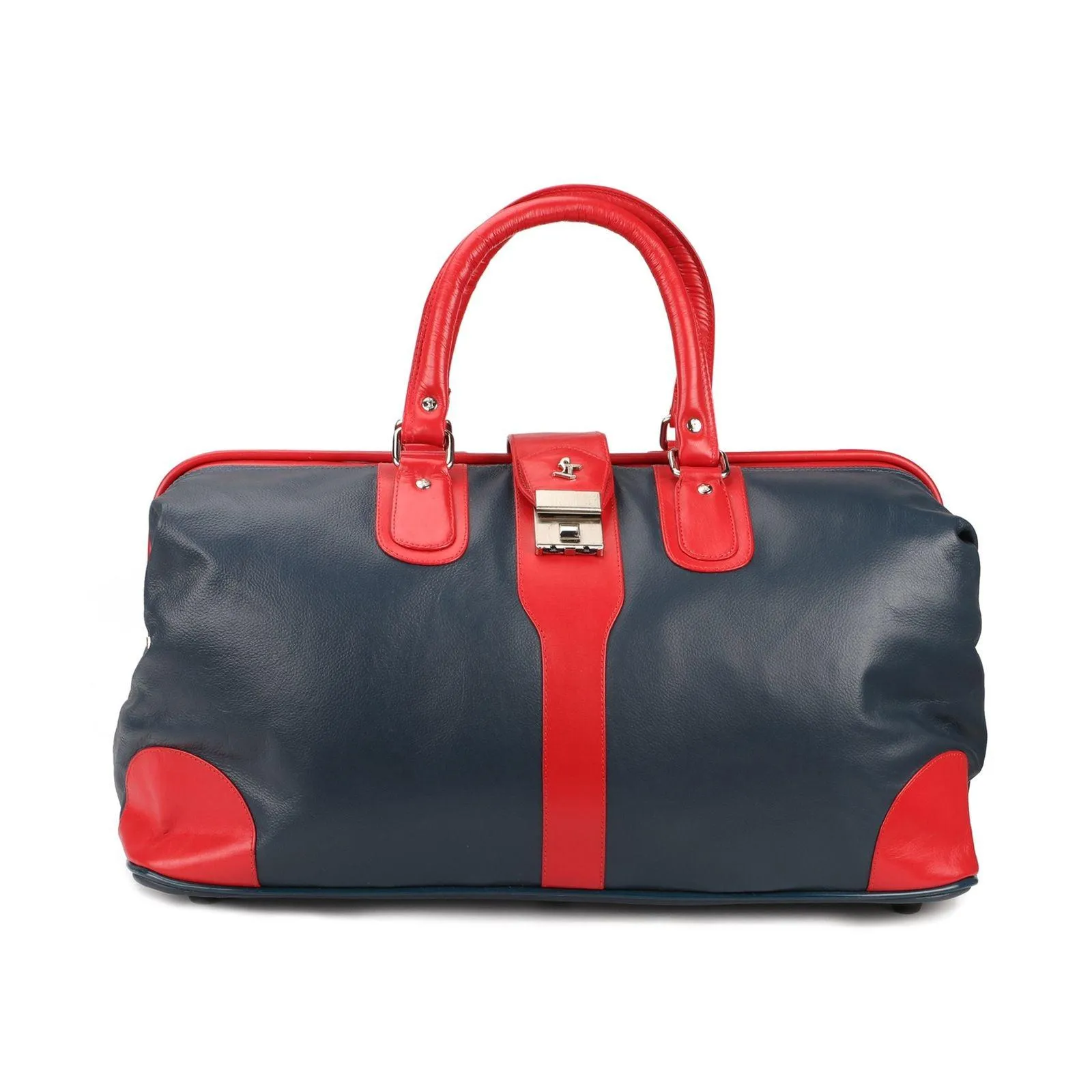 97 Leather Duffle Bag|Dual Color Combination Bag