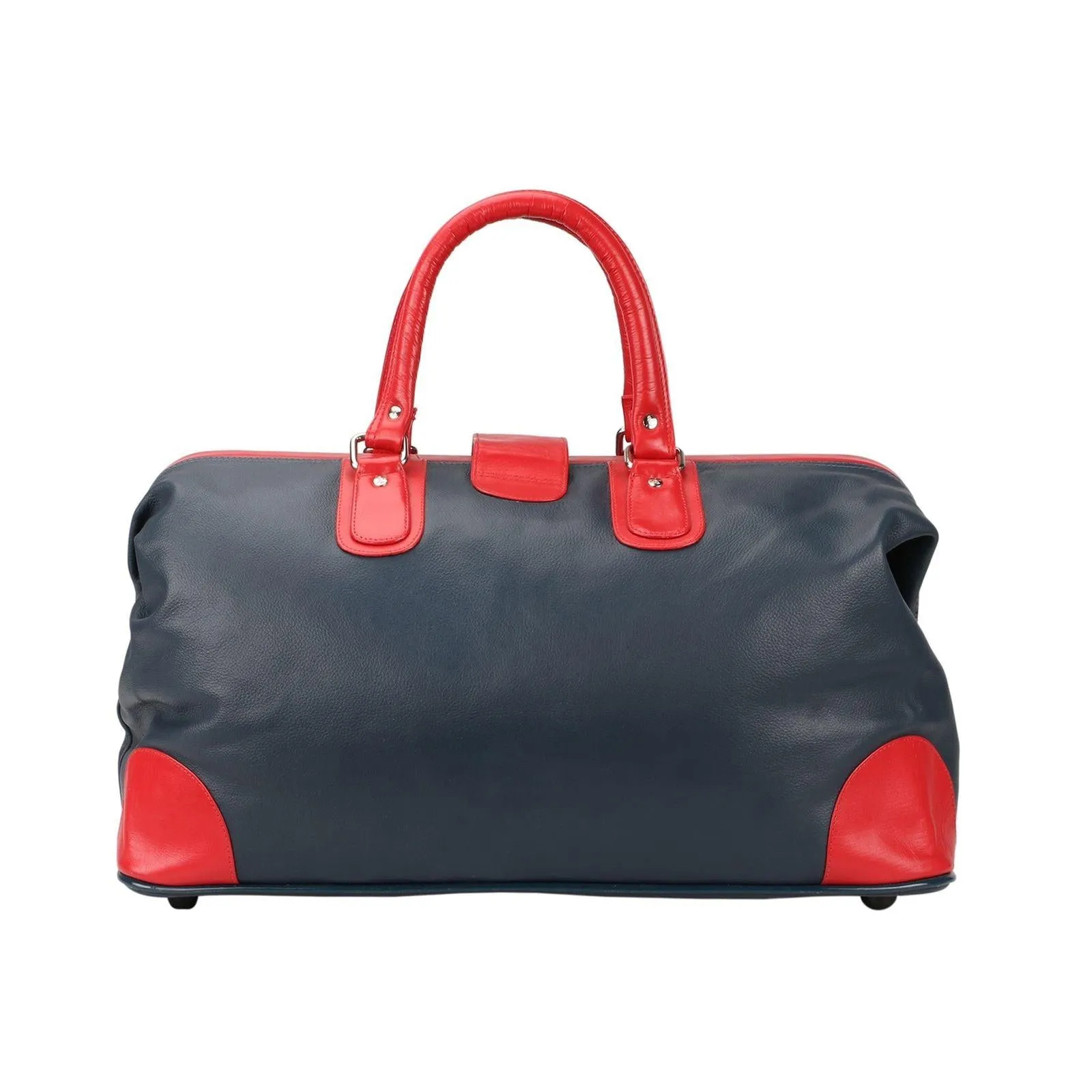 97 Leather Duffle Bag|Dual Color Combination Bag