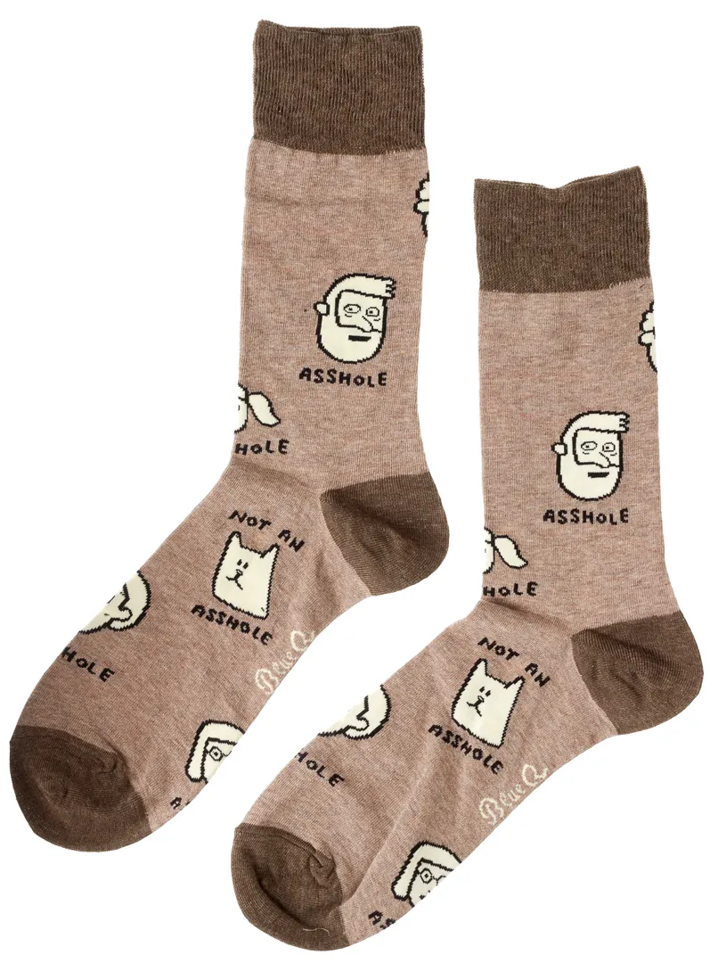 A**HOLES EVERYWHERE MENS SOCKS