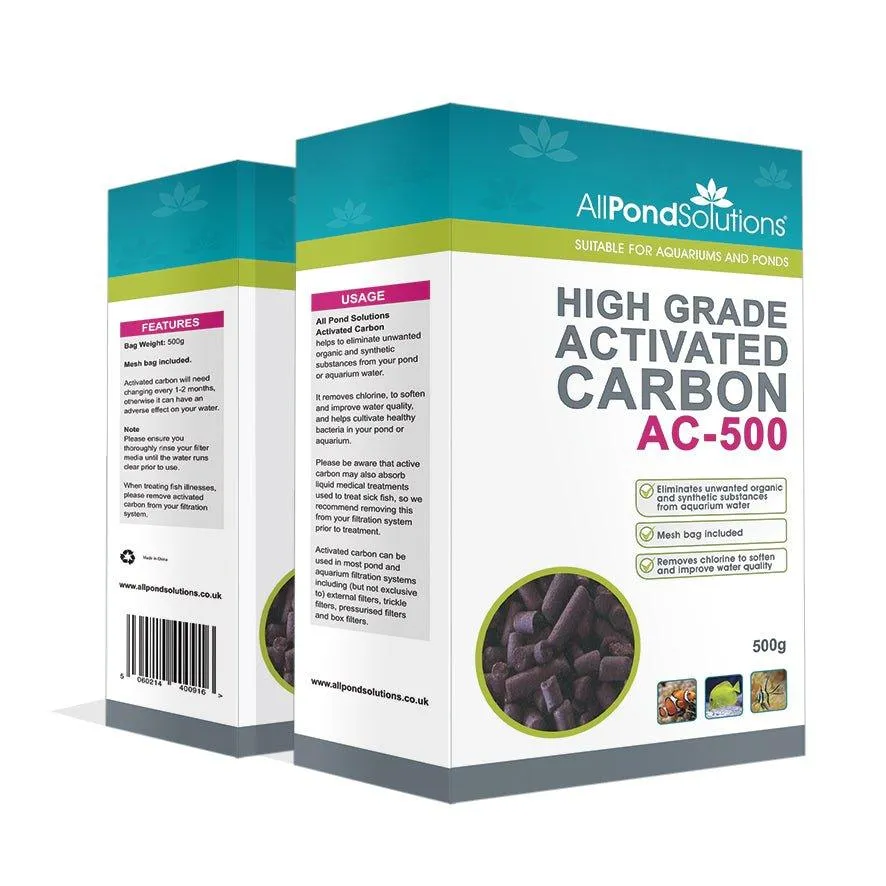 AllPondSolutions High Grade Activated Carbon 500g - 8kg