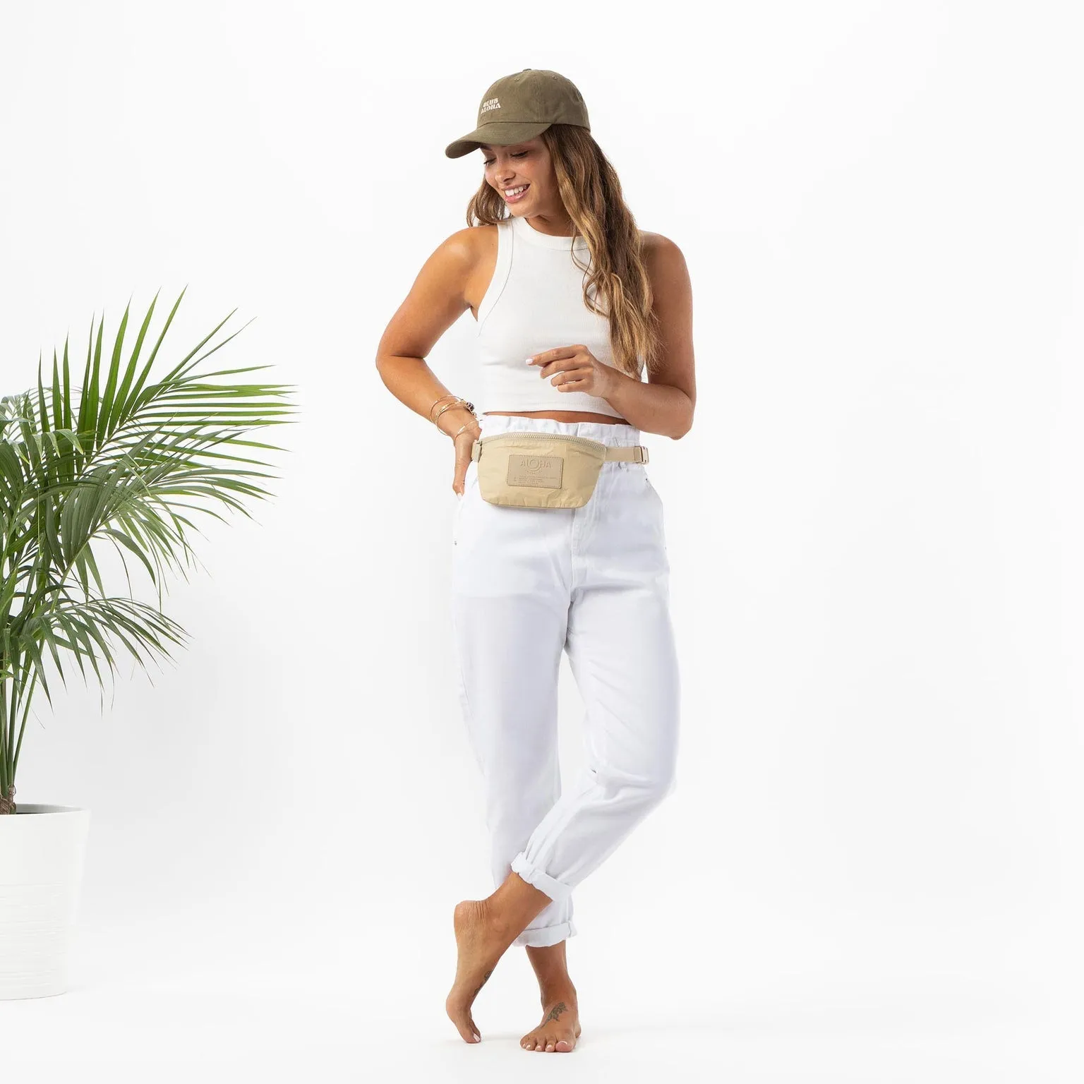 Aloha Collection MINI HIP PACK Monochrome - dune