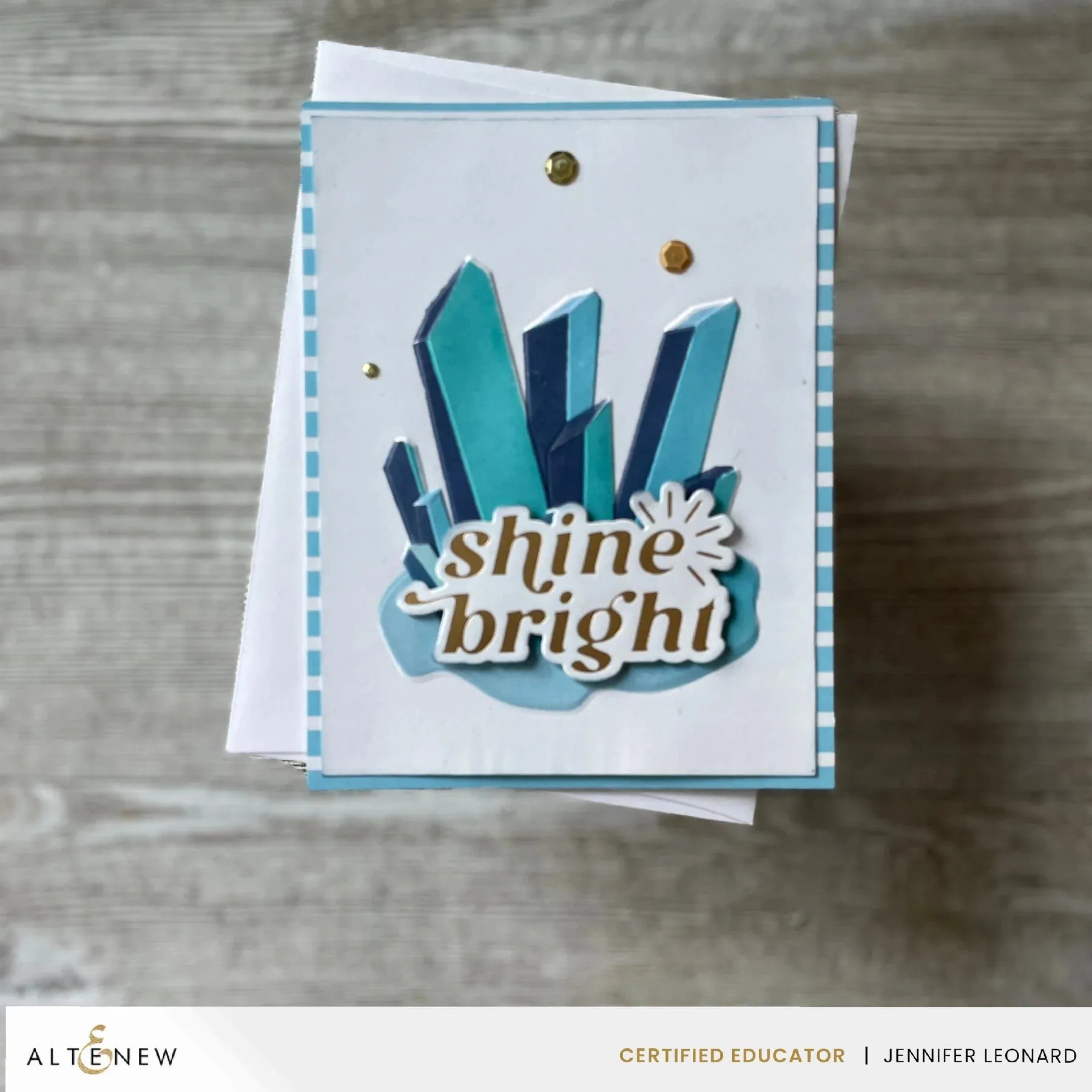 Altenew Shining Crystals 3D Embossing Folder*