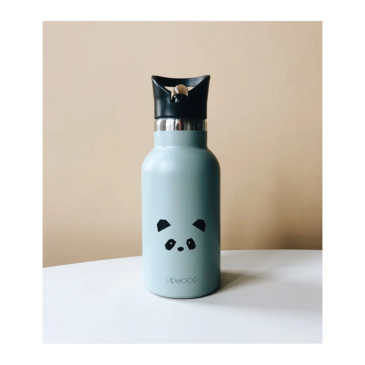 Anker Water Bottle - Panda dusty mint