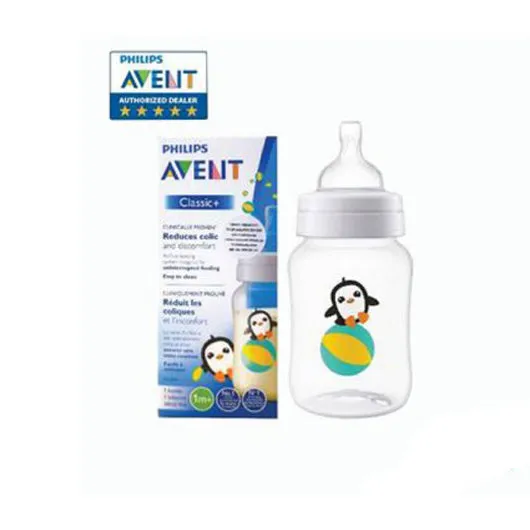 AVENT classic plus PP deco bottle 260ml PK1 Snail (SCF574/14)