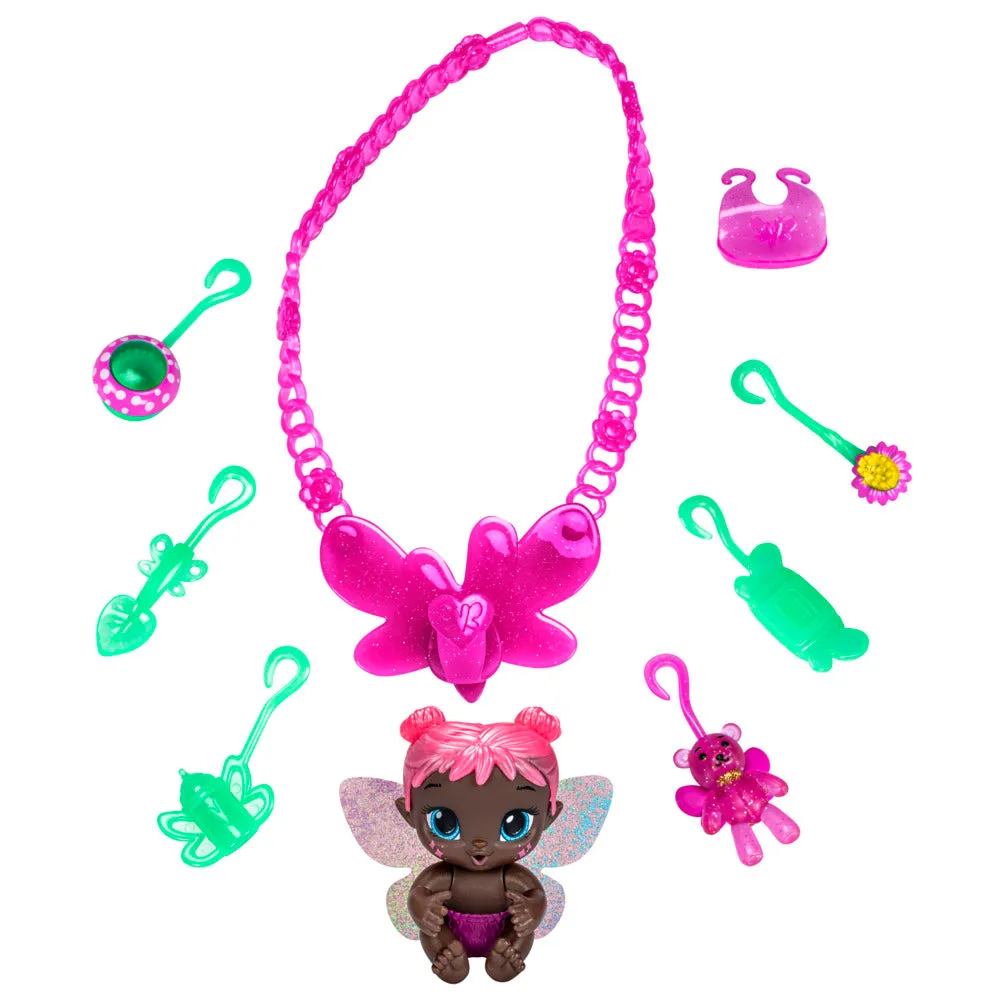 Baby Alive Glo Pixies Minis Carry 'N Care Necklace Rose Blossom