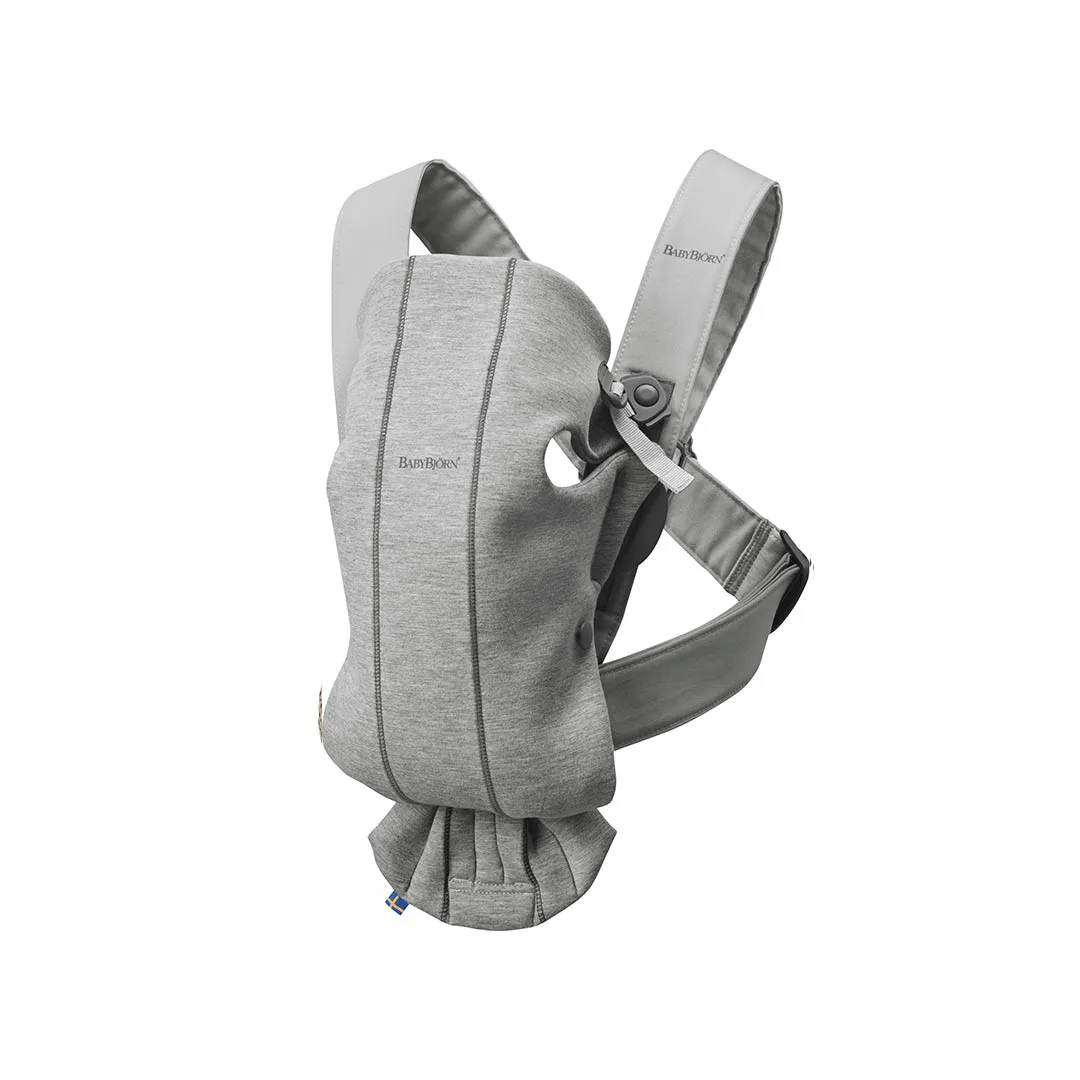 BabyBjorn Mini 3D Jersey Baby Carrier - Light Grey