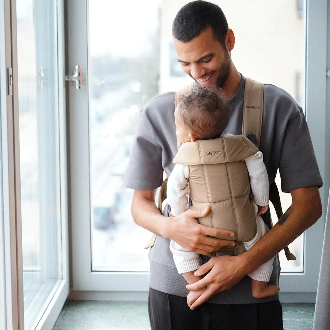 BabyBjorn Mini Woven Baby Carrier - Beige