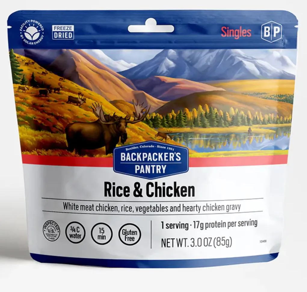 Backpackers Pantry Chicken &  Rice 1 Person Meal