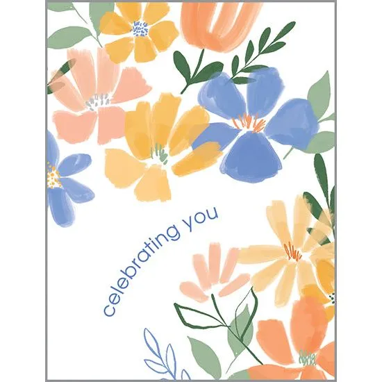 Birthday card  - Charming Flowers