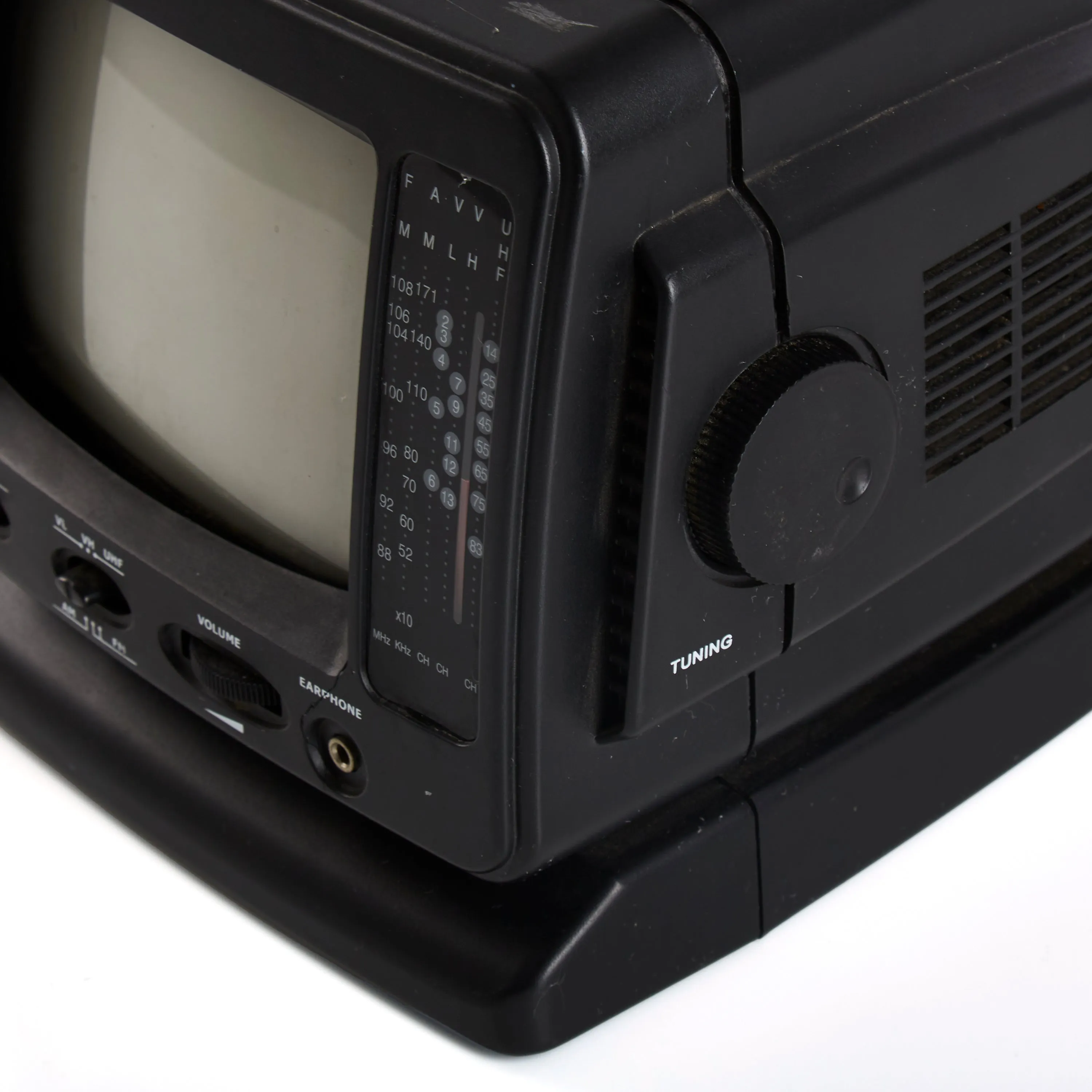 Black Portable Radio/ TV