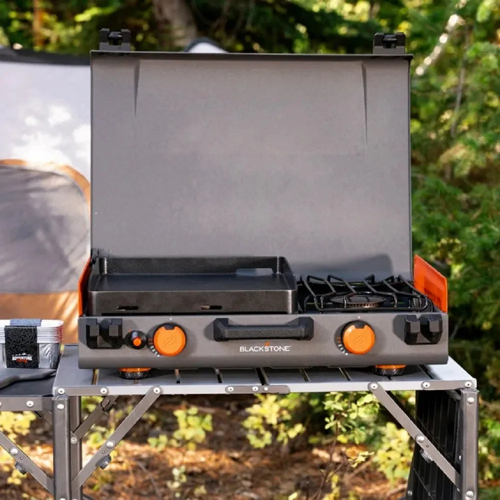 Blackstone 2250 Adventure Ready 14'' Propane Camping Griddle with Side Burner