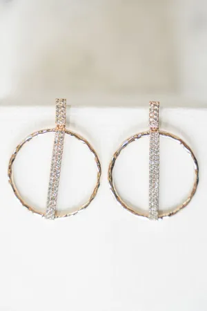 Boastful Diamonds Hoop Earrings