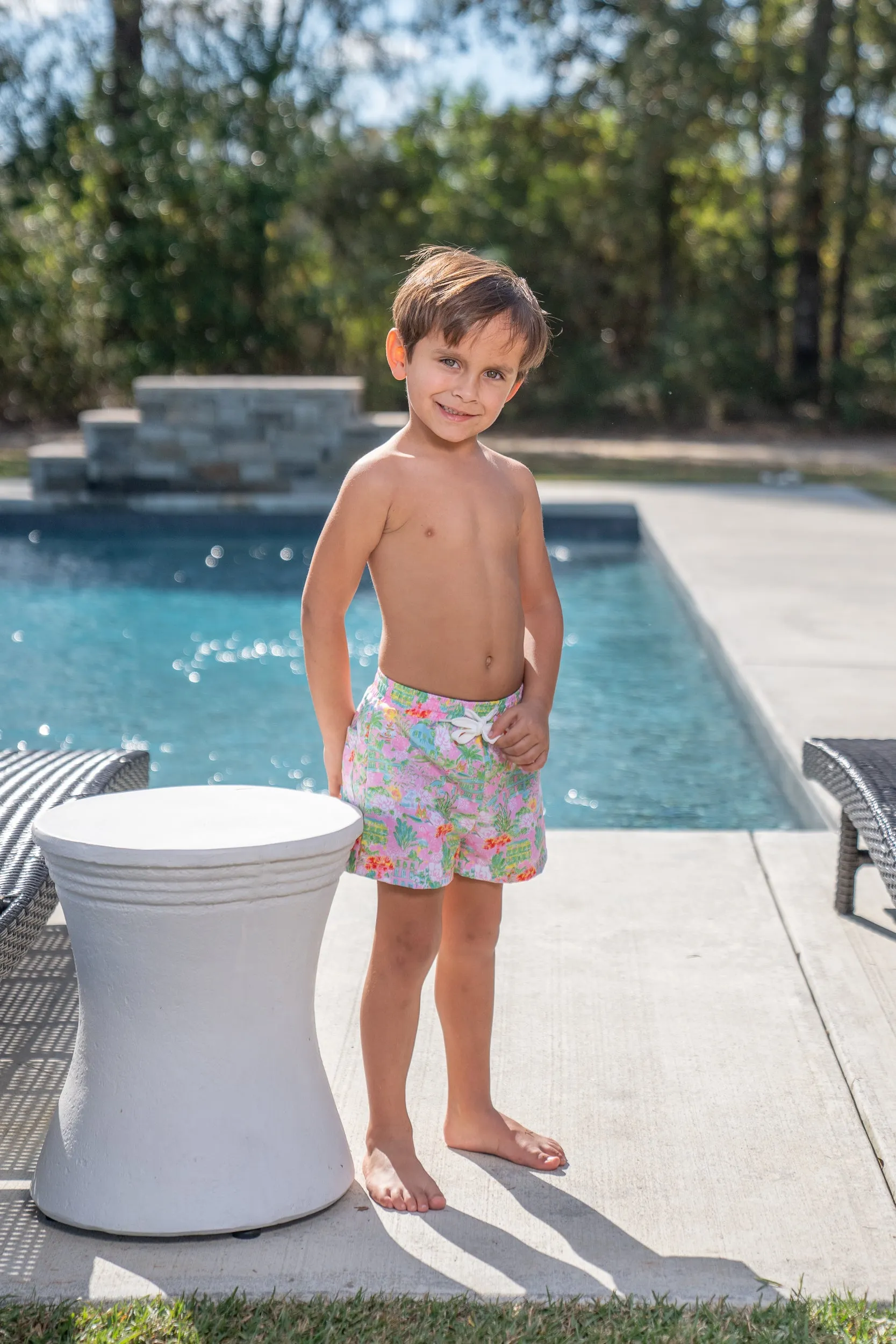 Boys Charming Charleston Trunks UPF50