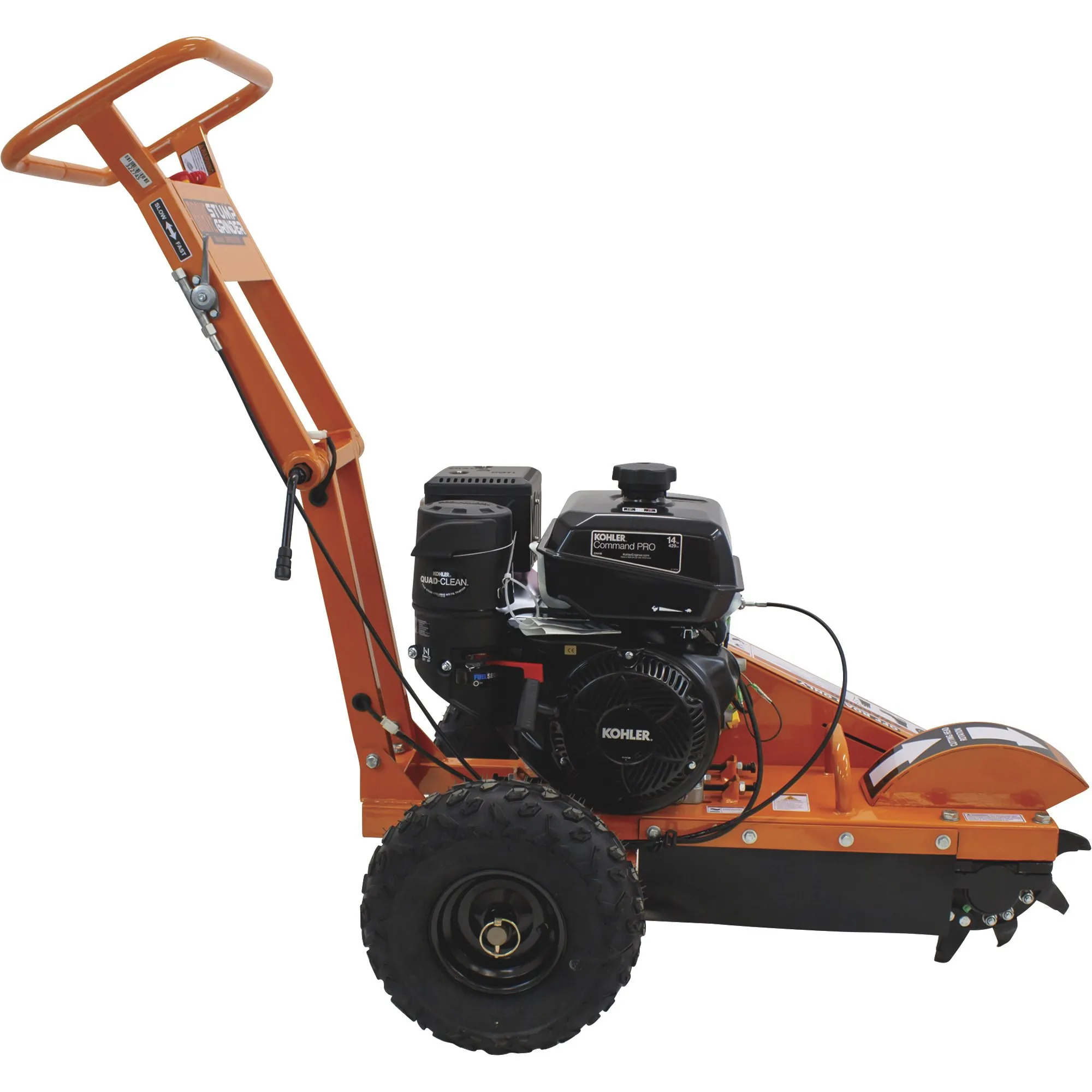 Brave Stump Grinder with Kohler Engine Gas 14 HP and 12" Cutter Direct Drive BRSG105K New