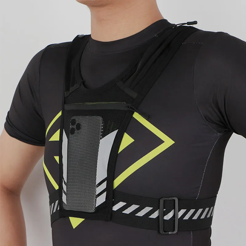 Breathable Lightweight Men's Mobile Phone Bag Outdoor Sports Running Vest Marathon Water Bag