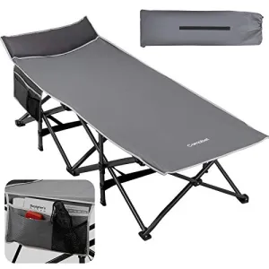 Camabel Folding Camping Cots for Adults Heavy Duty 79”x31” Extra Wide Potable Sleeping Cots ET350