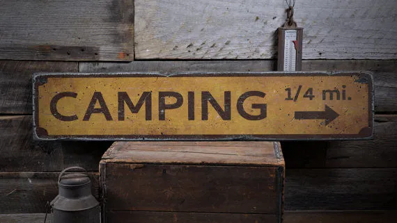 Camping Sign