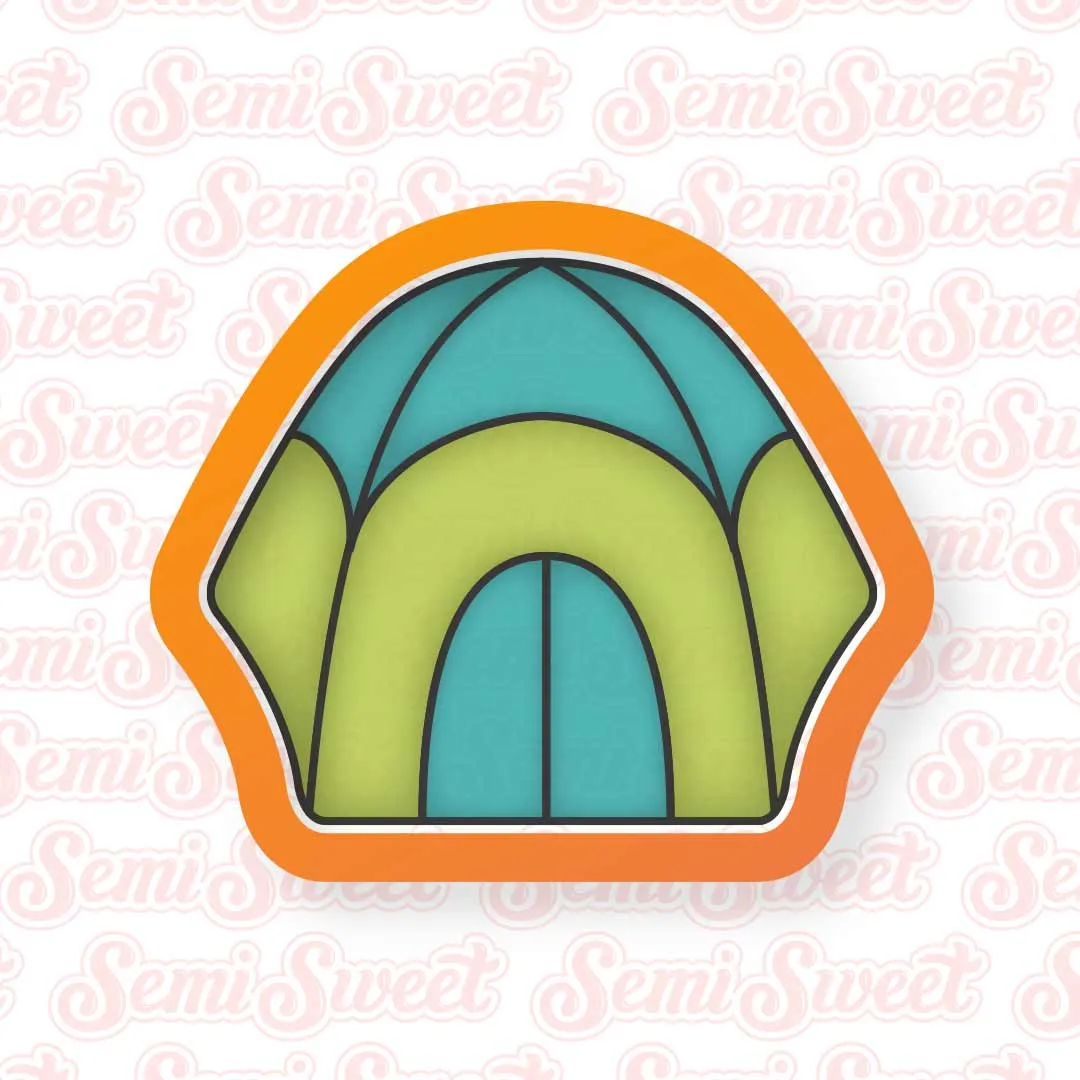 Camping Tent Cookie Cutter