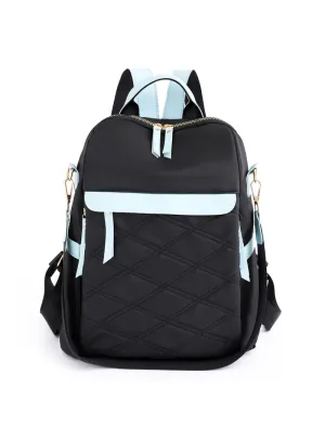 Casual Large-capacity Oxford Contrasting Backpack