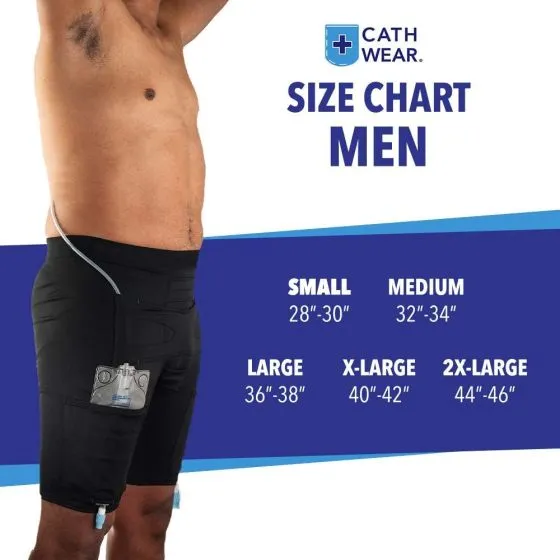 Cathwear Unisex Protective Catheter Underwear Leg Bag