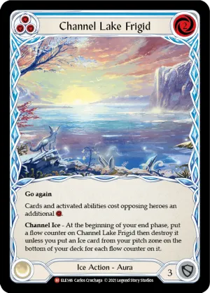 Channel Lake Frigid (Alternate Art) [ELE146] (Tales of Aria)  1st Edition Rainbow Foil