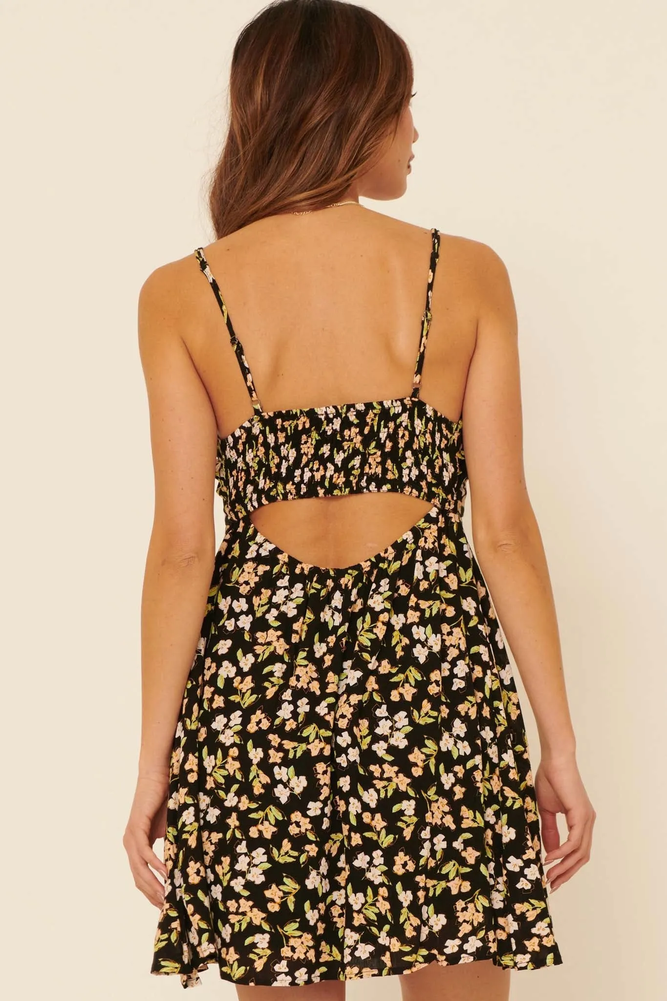 Charming Blooms Floral-Print Mini Sundress