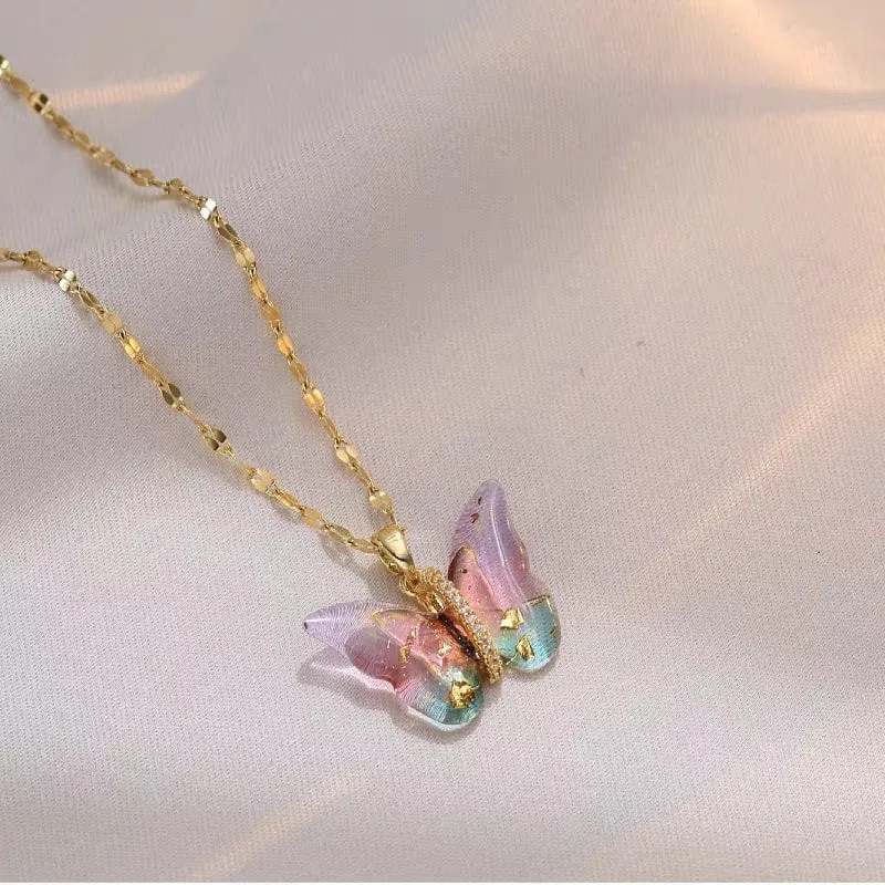 Charming Butterfly Chain Necklace