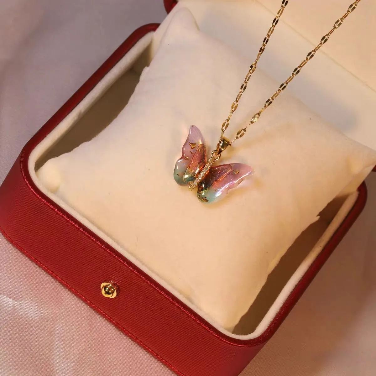 Charming Butterfly Chain Necklace