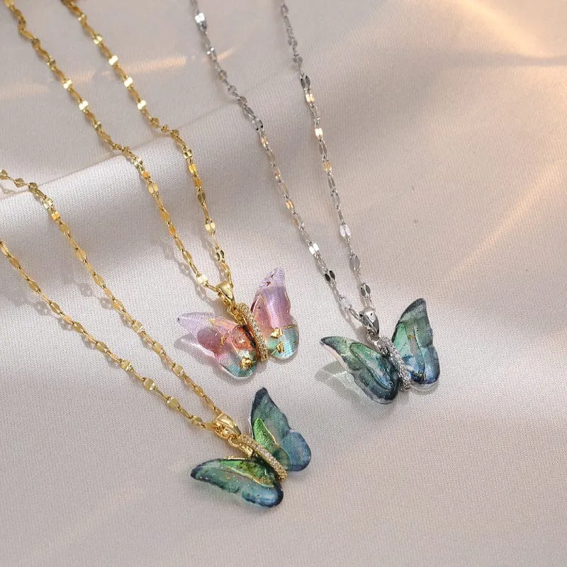 Charming Butterfly Chain Necklace