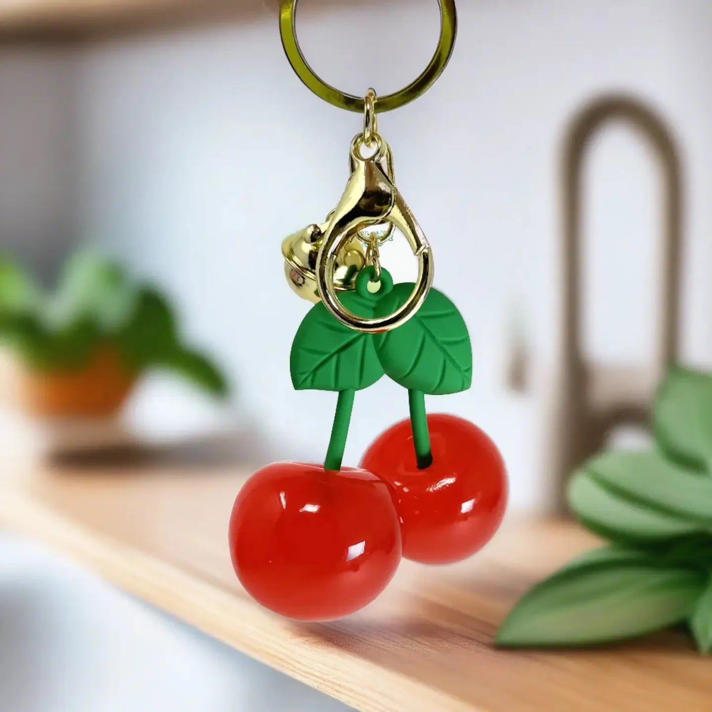 Charming Cherries Key Chain/Bag Charm