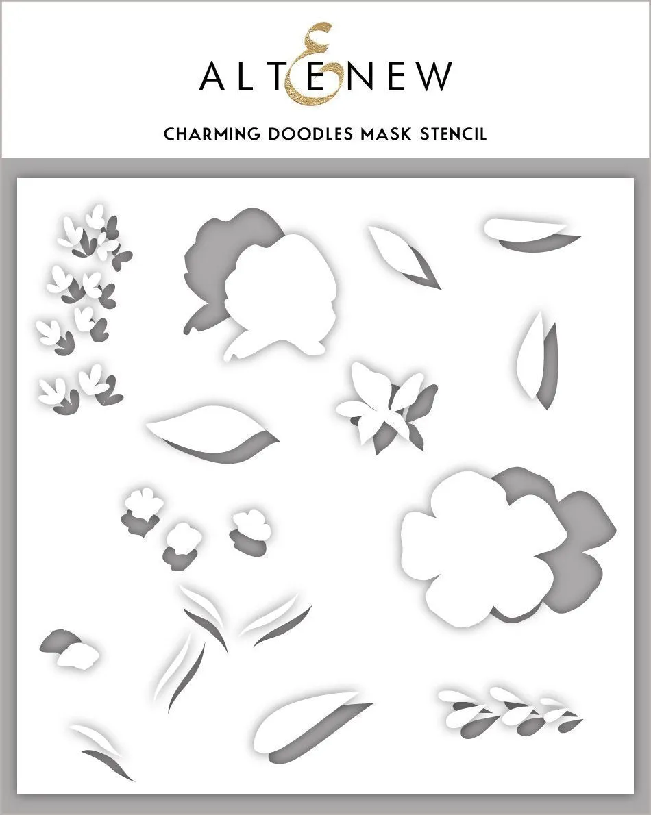 Charming Doodles Mask Stencil - RETIRING