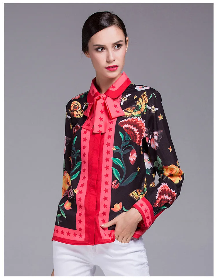 Charming Floral Blouse