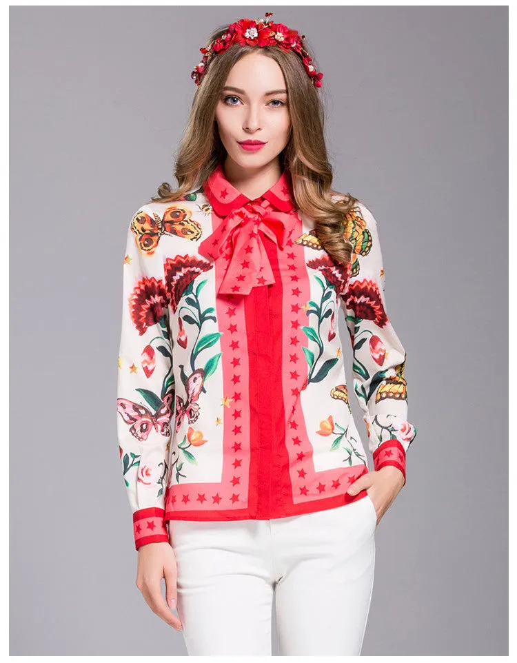 Charming Floral Blouse