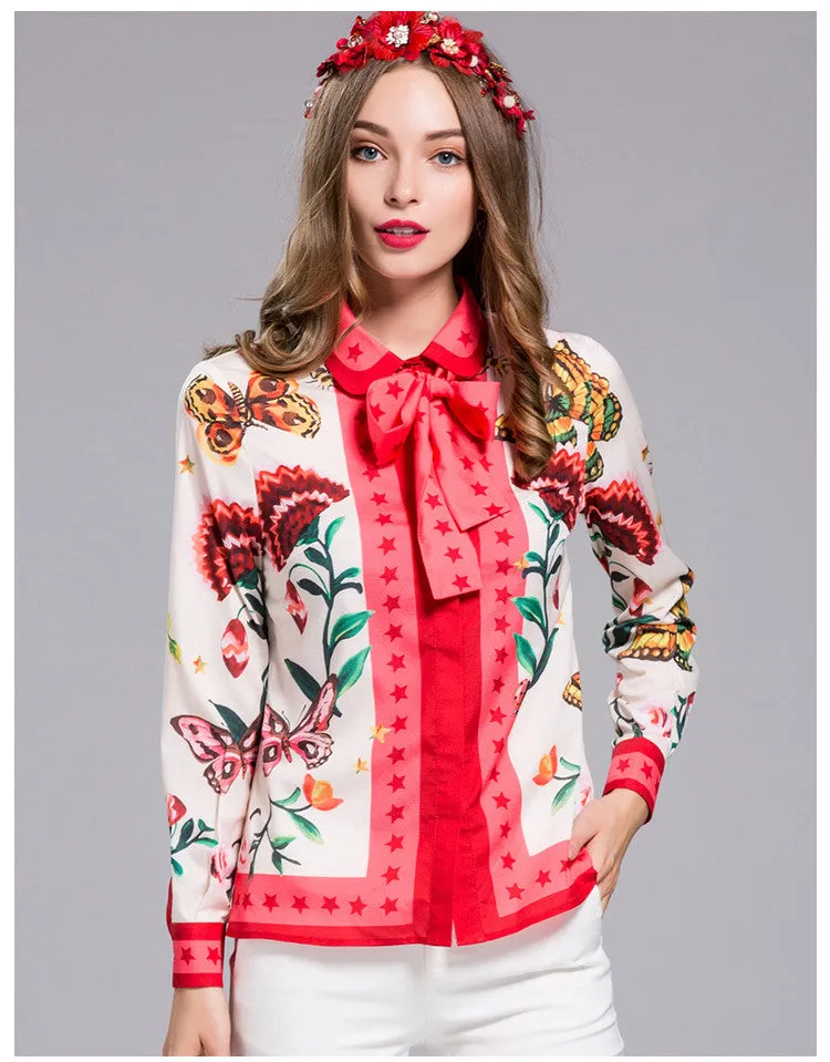 Charming Floral Blouse