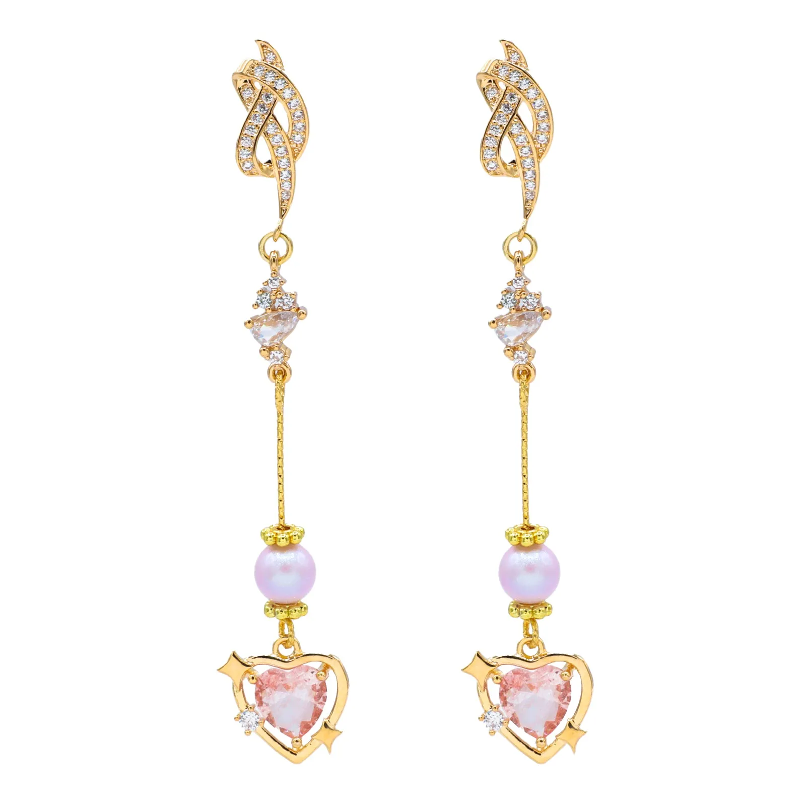 Charming Pink Earrings