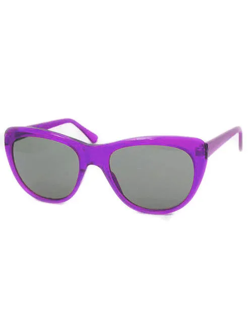 CHARMING Purple Cat-Eye Sunglasses