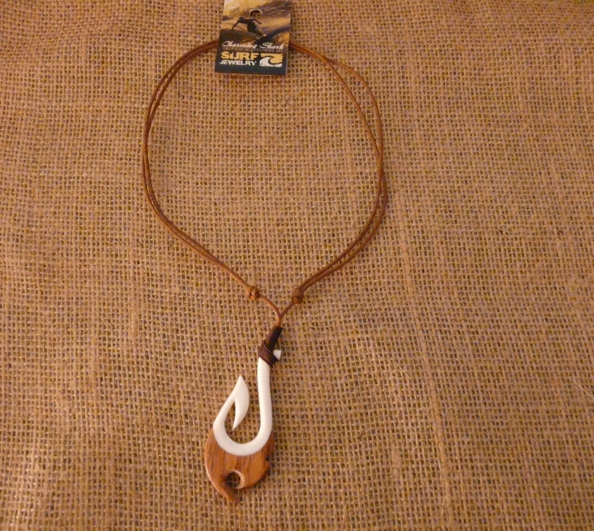 Charming Shark Bone & Wood Hook