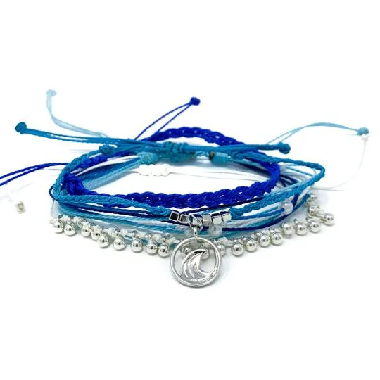 Charming Shark Extra Bling Stack Bracelet