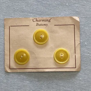 Charming Yellow Buttons