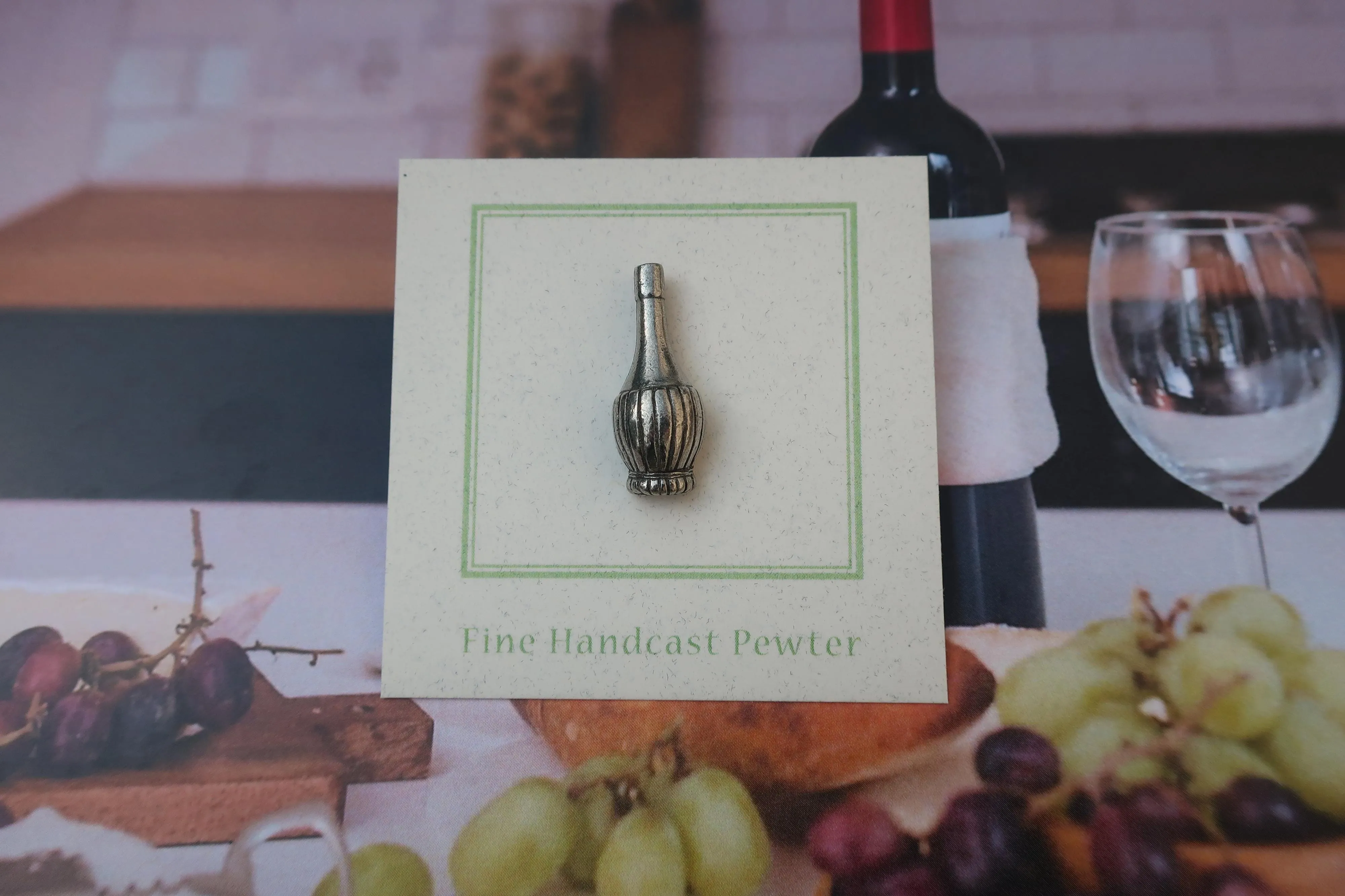 Chianti Bottle Lapel Pin