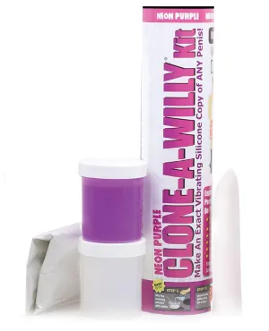 Clone-A-Willy Kit Vibrating - Neon Purple