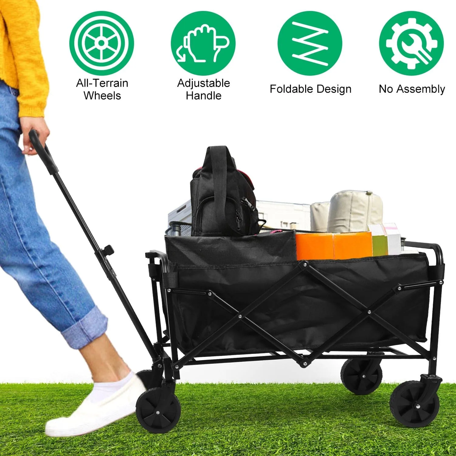 Collapsible Folding Wagon Cart