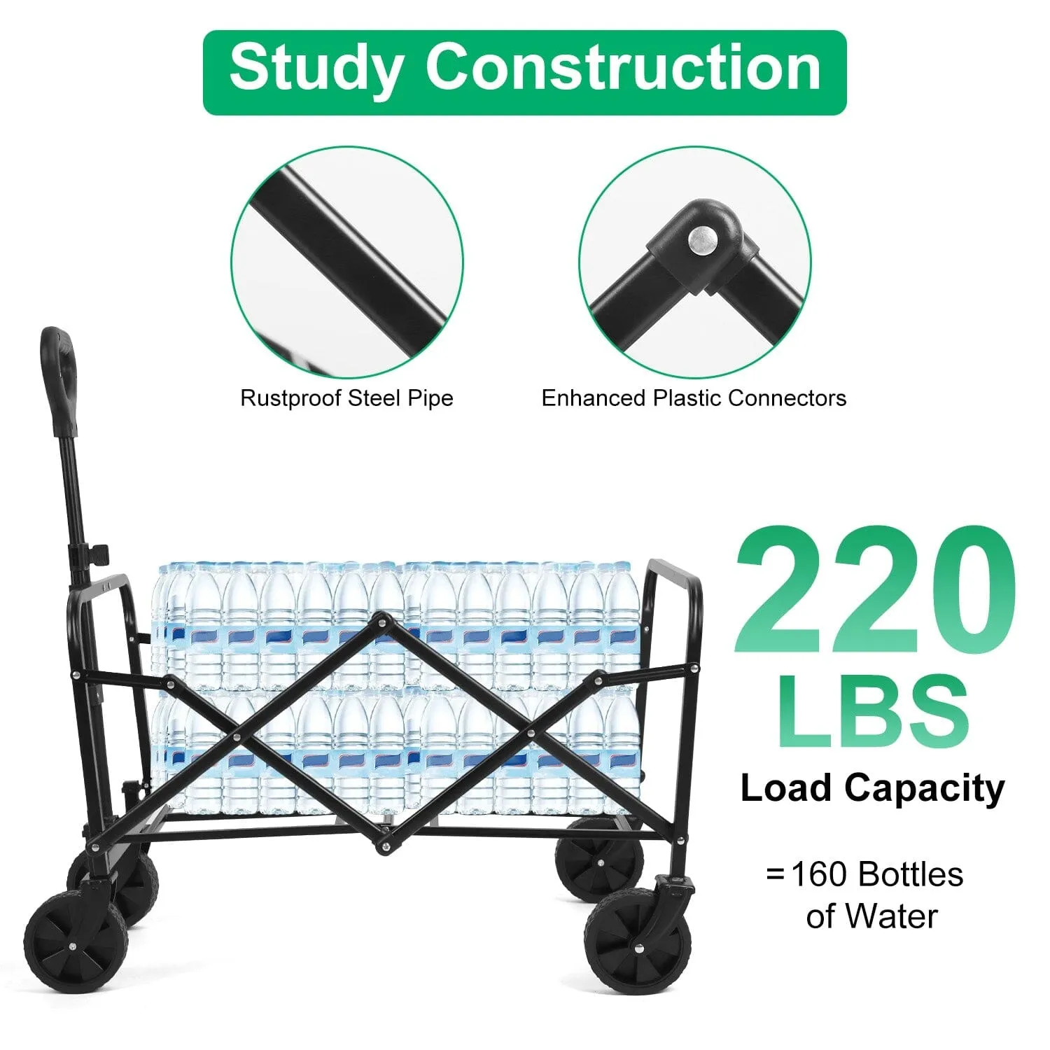 Collapsible Folding Wagon Cart