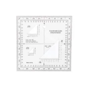 Coordinate Scale Protractor